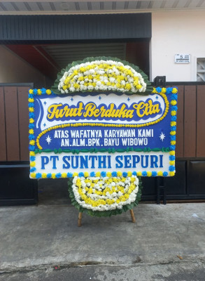 Papan Bunga Duka di Bunder